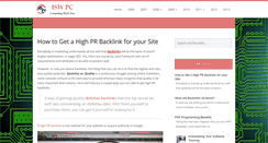 Desktop Screenshot of iswpc.org
